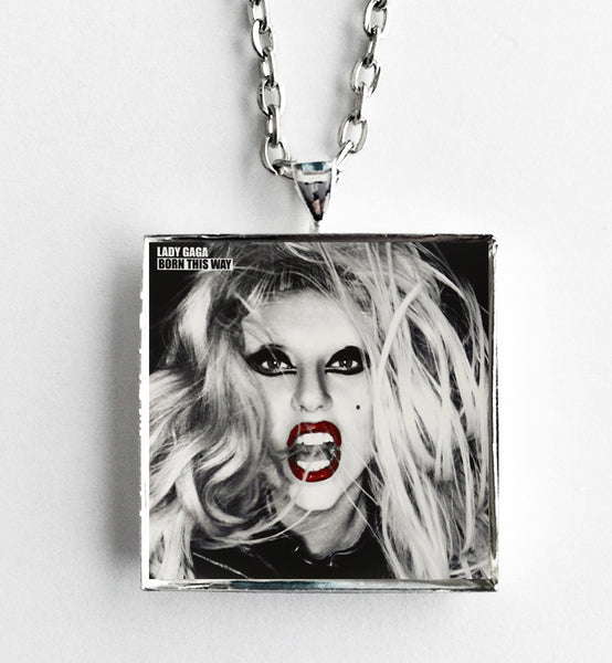 Lady Gaga - Born This Way - Album Cover Art Pendant Necklace - Hollee