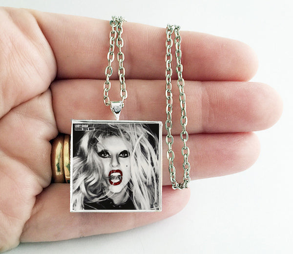 Lady Gaga - Born This Way - Album Cover Art Pendant Necklace - Hollee