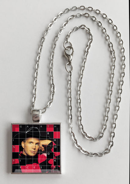 Garth Brooks - In Pieces - Album Cover Art Pendant Necklace