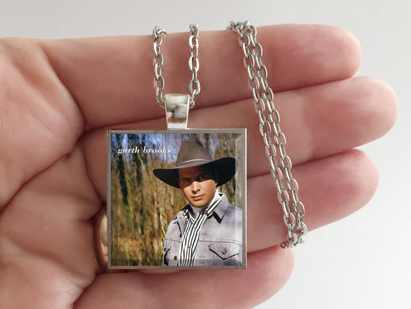 Garth Brooks - Self Titled  - Album Cover Art Pendant Necklace