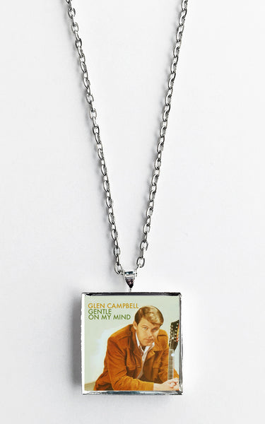 Glen Campbell - Gentle on My Mind - Album Cover Art Pendant Necklace - Hollee