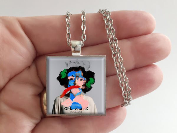 Grouplove - Healer - Album Cover Art Pendant Necklace - Hollee