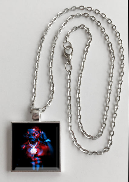 Gucci Mane - Evil Genius - Album Cover Art Pendant Necklace - Hollee