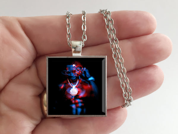 Gucci Mane - Evil Genius - Album Cover Art Pendant Necklace - Hollee