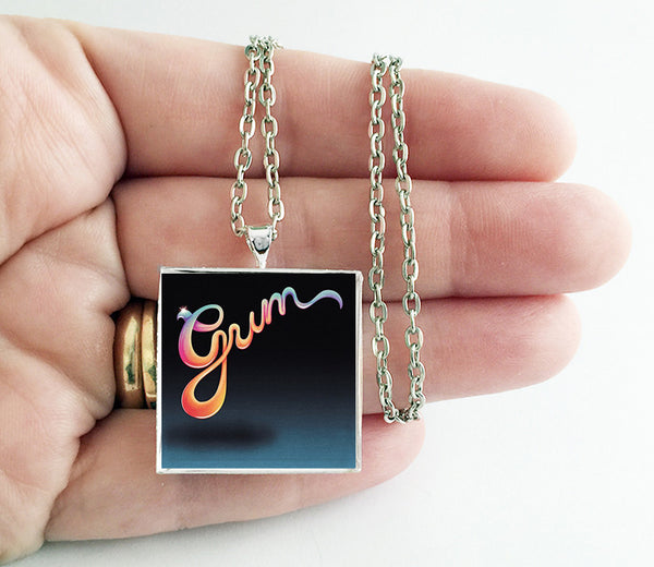 Gum - Flash in the Pan - Album Cover Art Pendant Necklace - Hollee