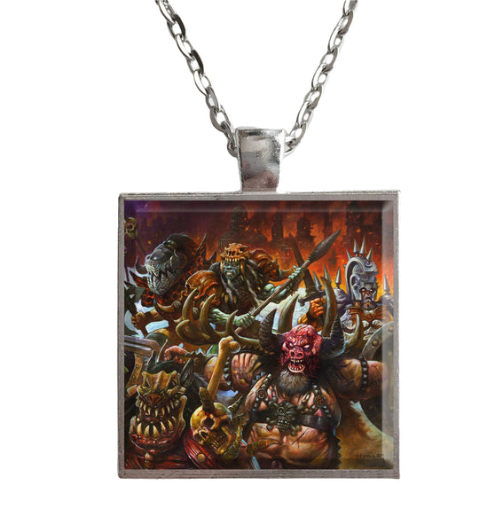 Gwar - The New Dark Ages- Album Cover Art Pendant Necklace