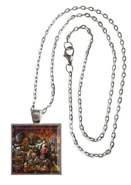 Gwar - The New Dark Ages- Album Cover Art Pendant Necklace