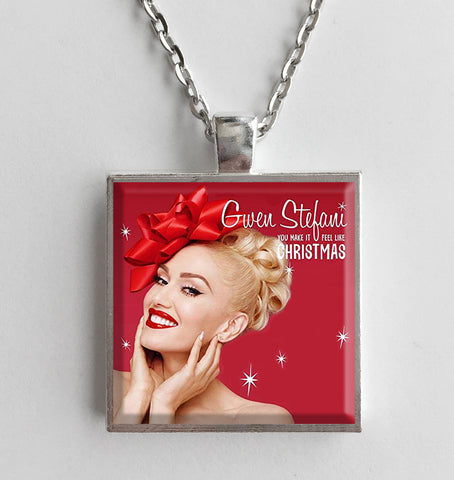 Gwen Stefani - You Make it Feel Like Christmas - Album Cover Art Pendant Necklace - Hollee