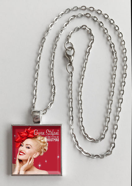 Gwen Stefani - You Make it Feel Like Christmas - Album Cover Art Pendant Necklace - Hollee