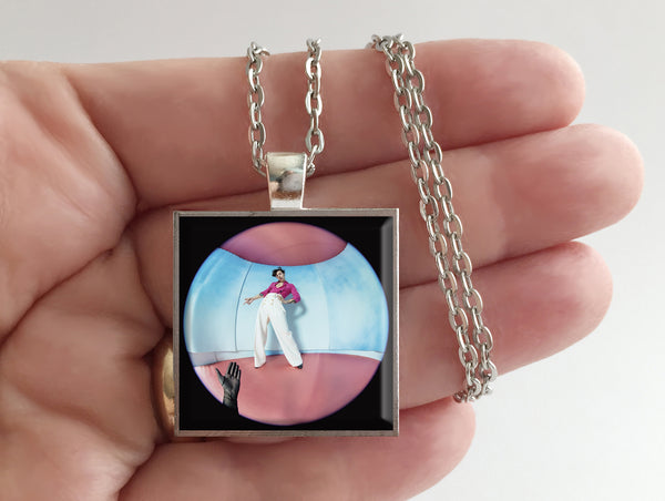 Harry Styles - Fine Line - Album Cover Art Pendant Necklace - Hollee