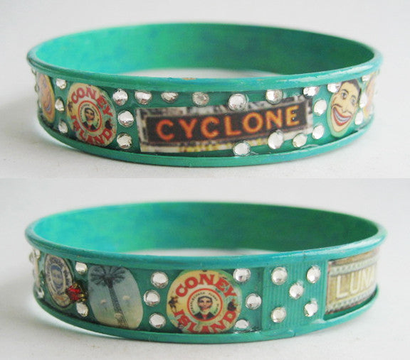 Coney Island Brooklyn NY Souvenir Bangle Bracelet - Hollee