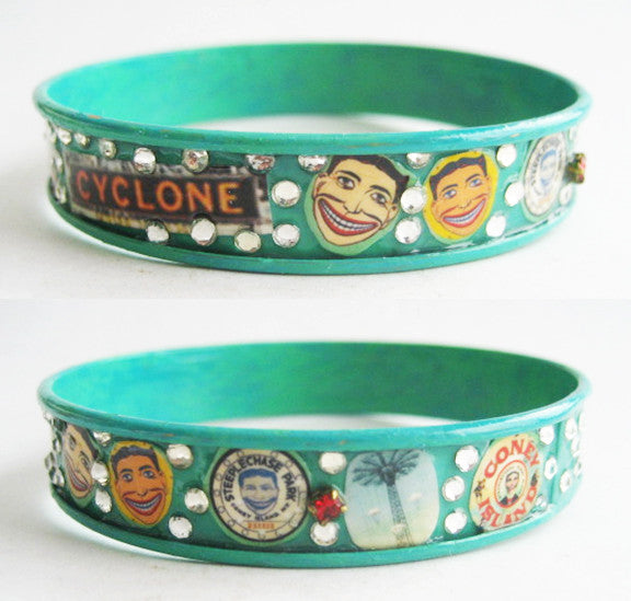 Coney Island Brooklyn NY Souvenir Bangle Bracelet - Hollee