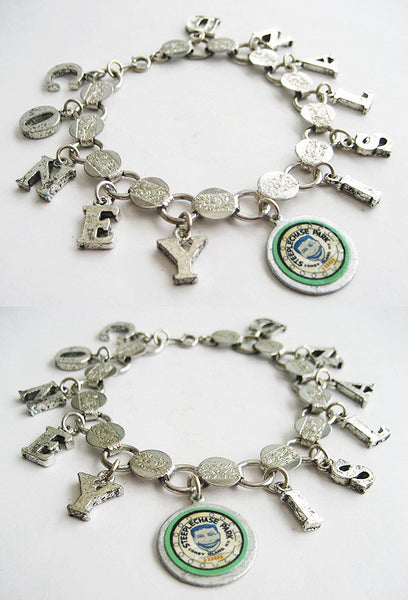 Coney Island Brooklyn Steeplechase Tillie Souvenir Charm Bracelet - Hollee