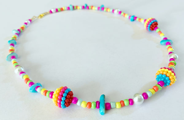 The Pretty Polly Beaded Necklace