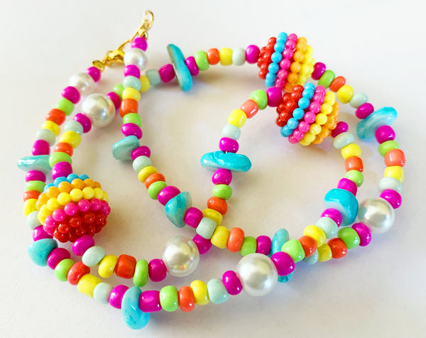 The Pretty Polly Beaded Necklace