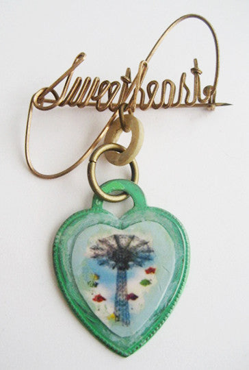Coney Island Parachute Jump Sweetheart Pin Brooklyn NY - Hollee