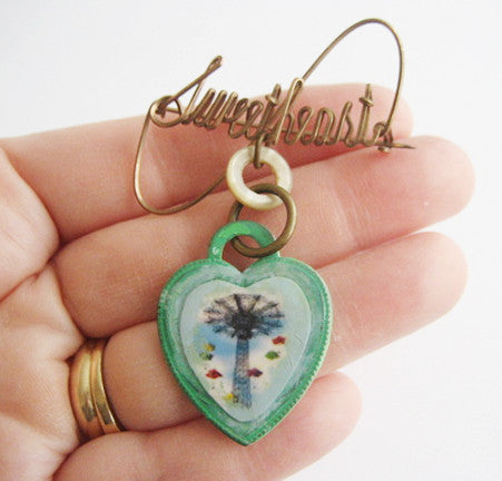 Coney Island Parachute Jump Sweetheart Pin Brooklyn NY - Hollee