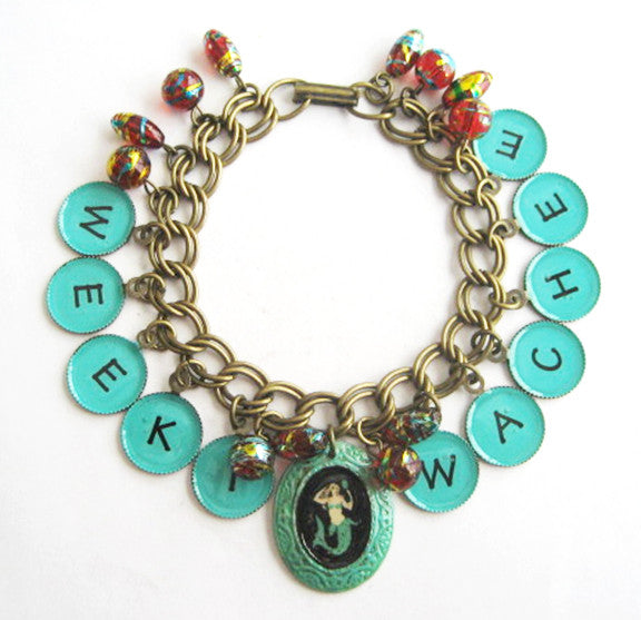 Weeki Wachee Florida Mermaid Charm Bracelet - Hollee