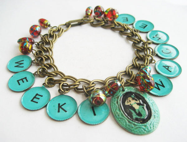 Weeki Wachee Florida Mermaid Charm Bracelet - Hollee