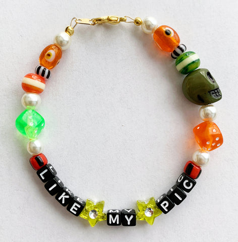Like My Pic Social Media Bead Bracelet