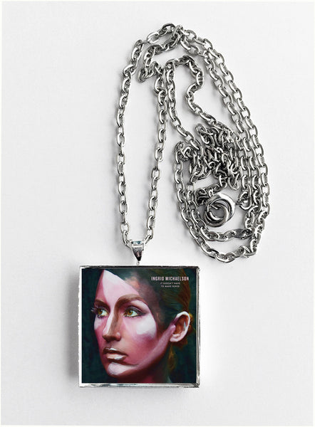 Ingrid Michaelson - It Doesn't Have to Make Sense - Album Cover Art Pendant Necklace - Hollee