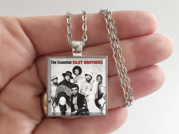 Isley Brothers - The Essential - Album Cover Art Pendant Necklace - Hollee