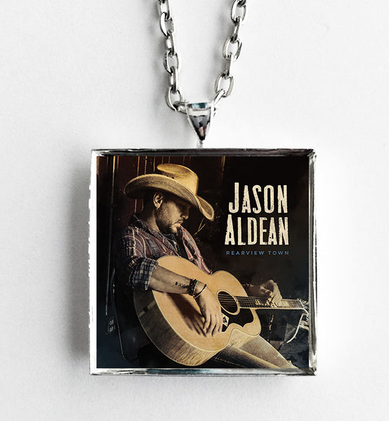 Jason Aldean - Rearview Town - Album Cover Art Pendant Necklace - Hollee