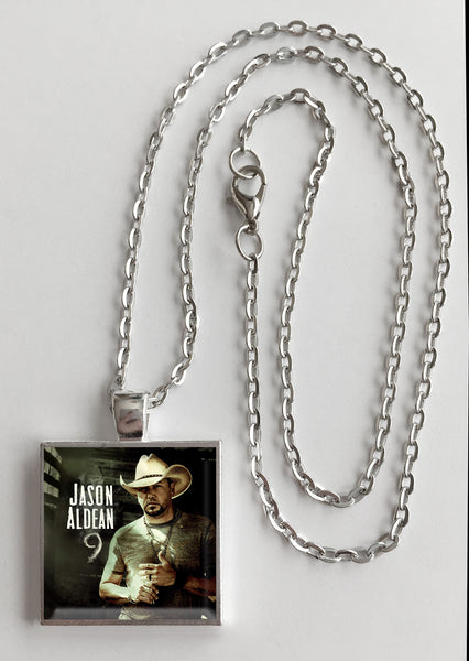 Jason Aldean - 9 - Album Cover Art Pendant Necklace - Hollee