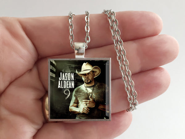 Jason Aldean - 9 - Album Cover Art Pendant Necklace - Hollee