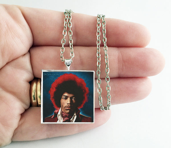 Jimi Hendrix - Both Sides of the Sky - Album Cover Art Pendant Necklace - Hollee