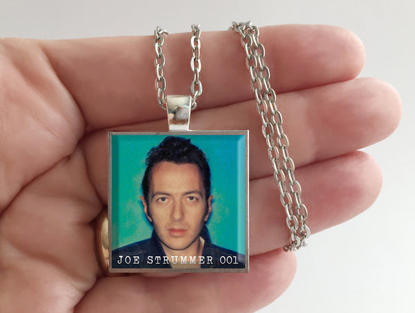 Joe Strummer - 001 - Album Cover Art Pendant Necklace - Hollee