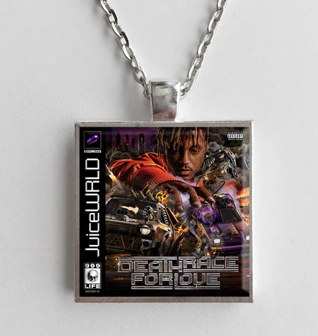 Juice WRLD - Death Race for Love - Album Cover Art Pendant Necklace - Hollee