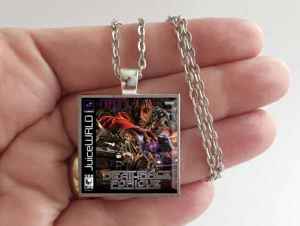 Juice WRLD - Death Race for Love - Album Cover Art Pendant Necklace - Hollee