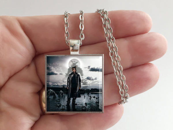 Juice WRLD - Fighting Demons - Album Cover Art Pendant Necklace