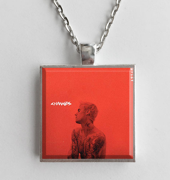 Justin Bieber - Changes - Album Cover Art Pendant Necklace - Hollee