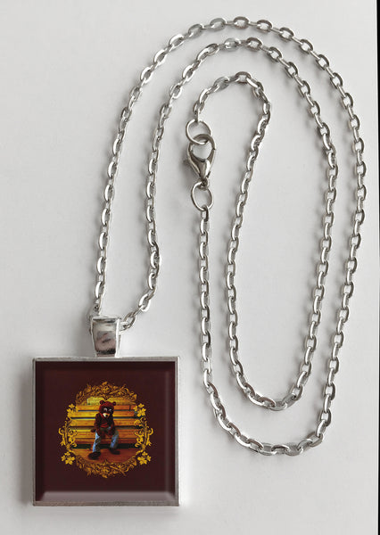 Kanye West - The College Dropout - Album Cover Art Pendant Necklace - Hollee