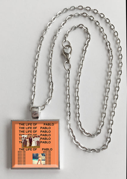 Kanye West - Life of Pablo - Album Cover Art Pendant Necklace