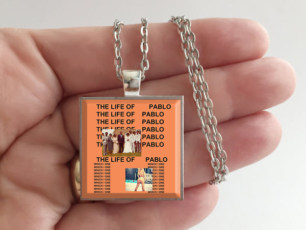 Kanye West - Life of Pablo - Album Cover Art Pendant Necklace