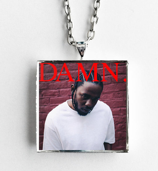 Kendrick Lamar - Damn - Album Cover Art Pendant Necklace - Hollee