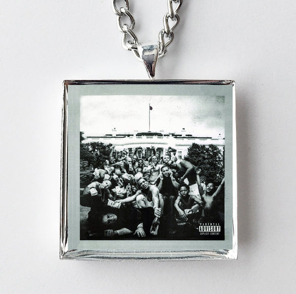 Kendrick Lamar - To Pimp A Butterfly - Album Cover Art Pendant Necklace - Hollee