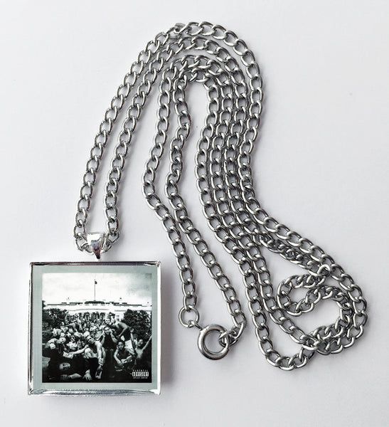 Kendrick Lamar - To Pimp A Butterfly - Album Cover Art Pendant Necklace - Hollee