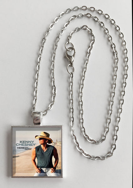 Kenny Chesney - Here and Now - Album Cover Art Pendant Necklace - Hollee