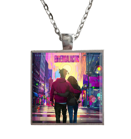 Kid Cudi - Entergalactic - Album Cover Art Pendant Necklace