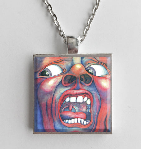 King Crimson - In the Court of the Crimson King - Album Cover Art Pendant Necklace - Hollee