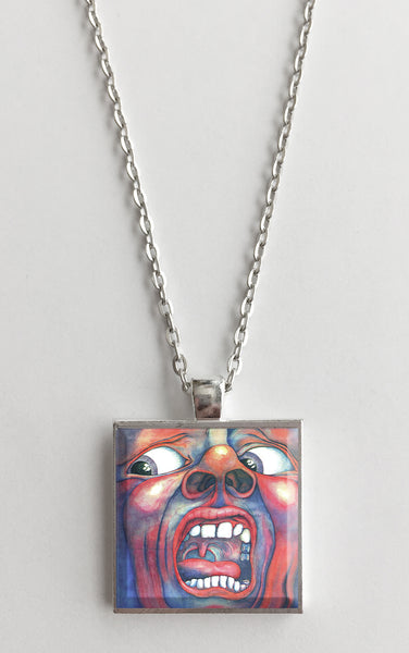 King Crimson - In the Court of the Crimson King - Album Cover Art Pendant Necklace - Hollee