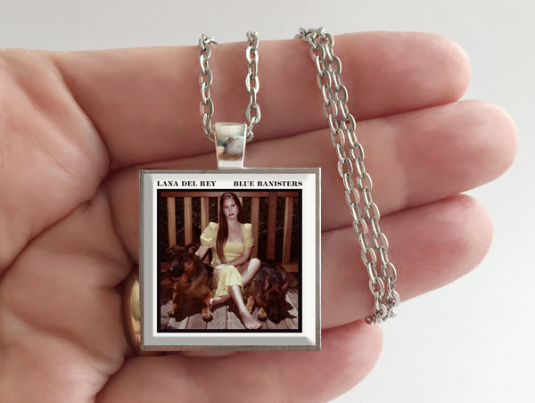 Lana Del Rey - Blue Banisters - Album Cover Art Pendant Necklace