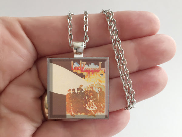 Led Zeppelin - II - Album Cover Art Pendant Necklace - Hollee