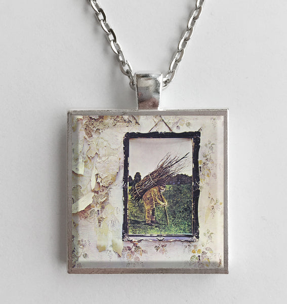 Led Zeppelin - IV - Album Cover Art Pendant Necklace - Hollee