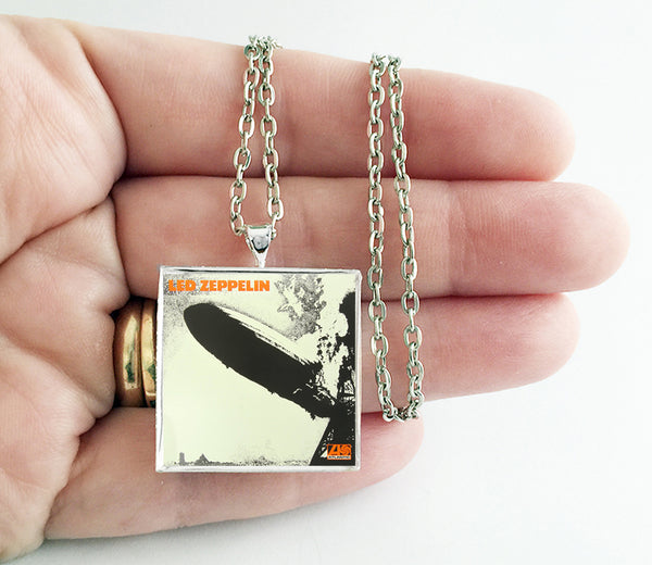 Led Zeppelin - Self Titled - Album Cover Art Pendant Necklace - Hollee