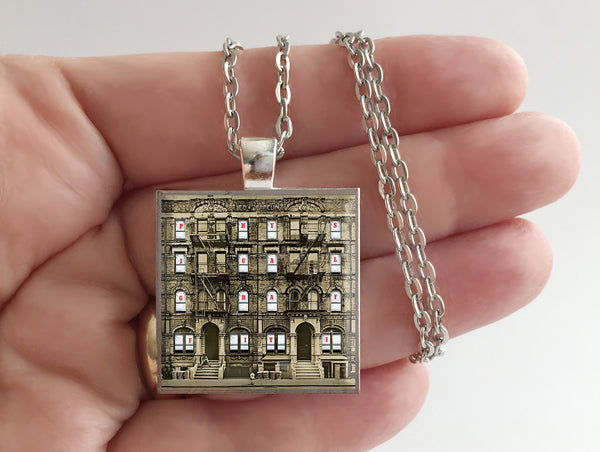 Led Zeppelin - Physical Graffiti - Album Cover Art Pendant Necklace - Hollee